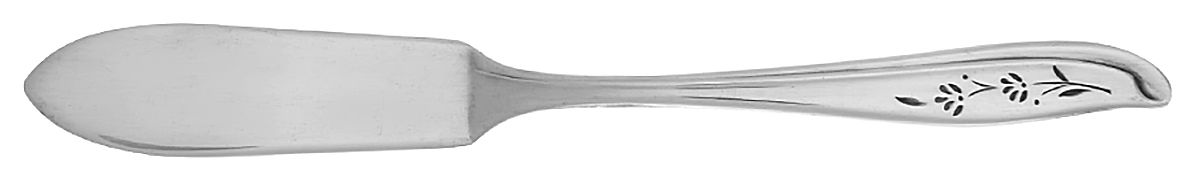 Petal Lane (Silverplate, 1959) Flat Handle Master Butter Knife by International Silver-1