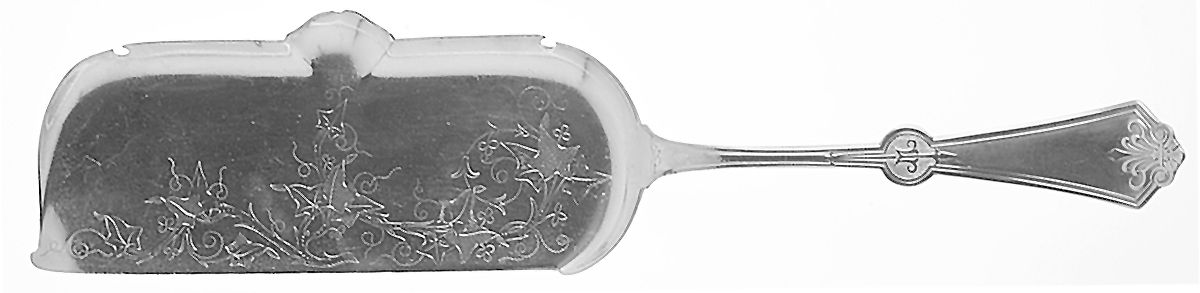 Persian (Silverplate, 1871) Large Bright Cut Crumber Knife by International Silver-1