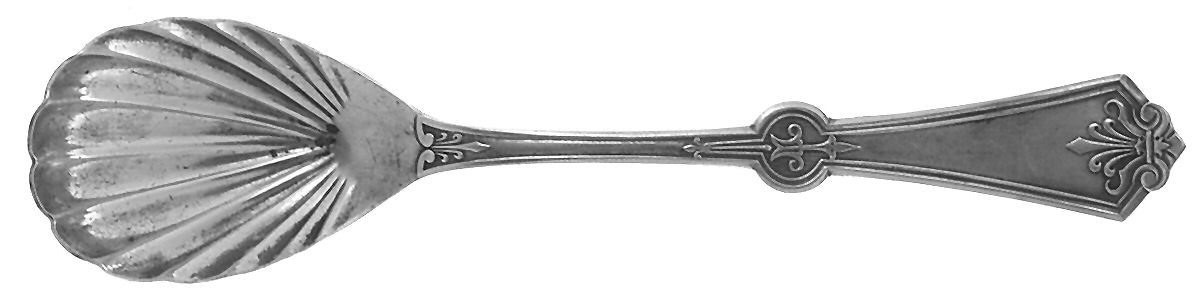 Persian (Silverplate, 1871) Large Jelly Spoon by International Silver-1