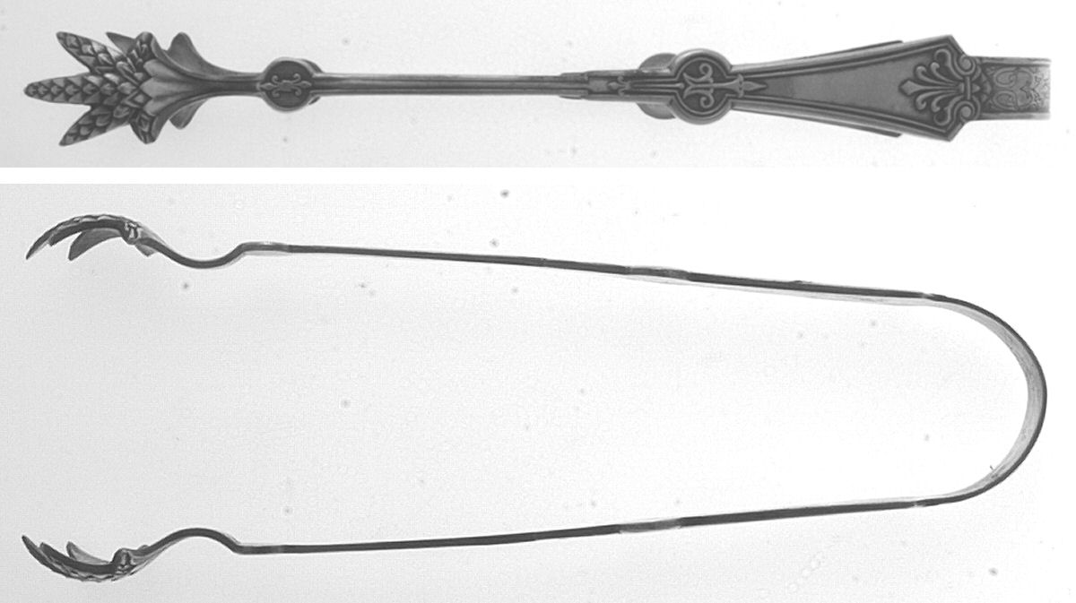 Persian (Silverplate, 1871) Large Ice Serving Tongs by International Silver-1