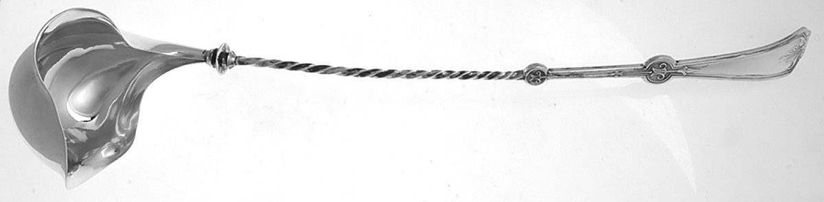 Persian (Silverplate, 1871) Punch Ladle Solid Piece by International Silver-1