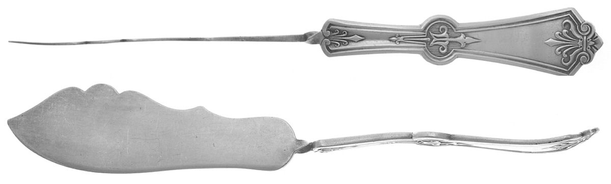 Persian (Silverplate, 1871) Flat Twisted Handle Master Butter Knife by International Silver-1