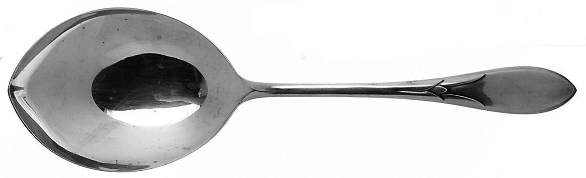 Pickwick (Silverplate, 1938) Vegetable Serving Spoon (Solid) by International Silver-1