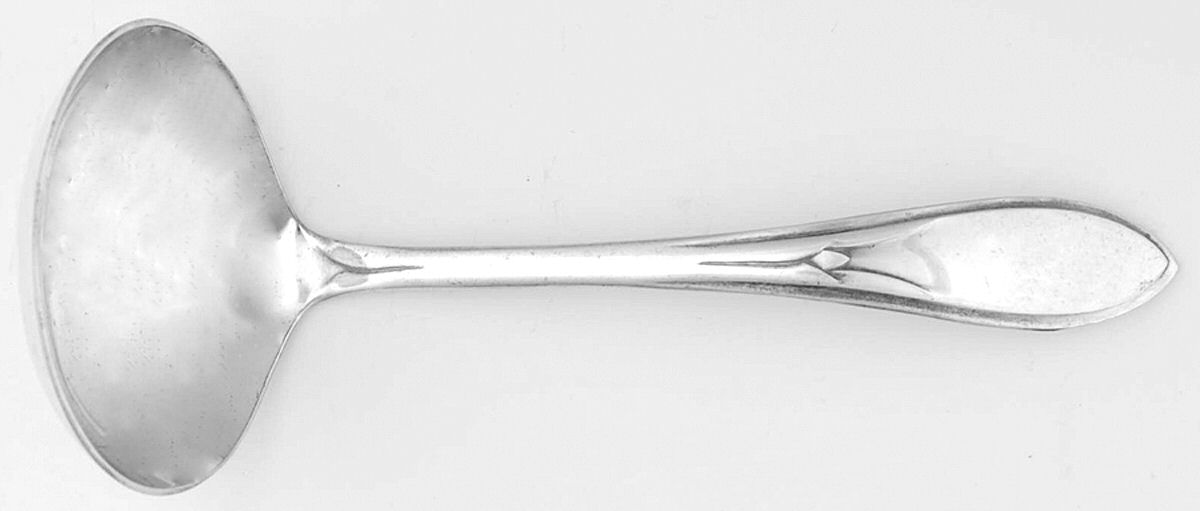 Pickwick (Silverplate, 1938) Solid Gravy Ladle by International Silver-1