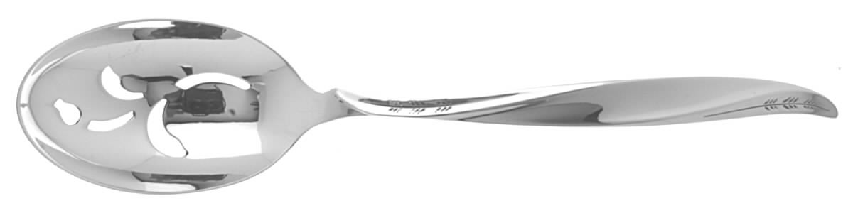 Pine Spray (Sterling, 1957) Pierced Tablespoon (Serving Spoon) by International Silver-1