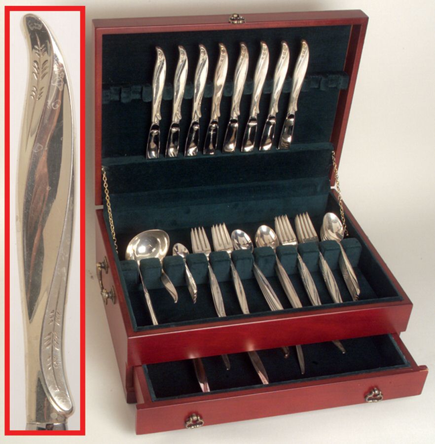 Pine Spray (Sterling, 1957) 56 Piece Set by International Silver-1