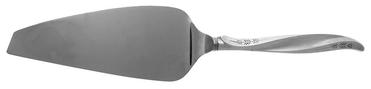 Pine Spray (Sterling, 1957) Pie and Cake Server with Stainless Blade by International Silver-1