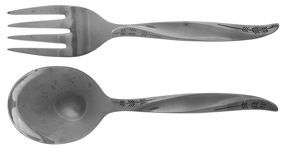 Pine Spray (Sterling, 1957) 2 Pc Baby Set (BF, BS) by International Silver-1