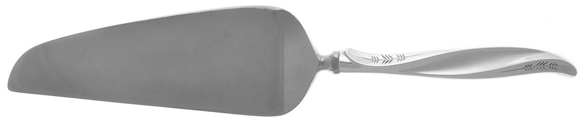 Pine Spray (Sterling, 1957) Pie & Cake Server with Stainless Blade by International Silver-1