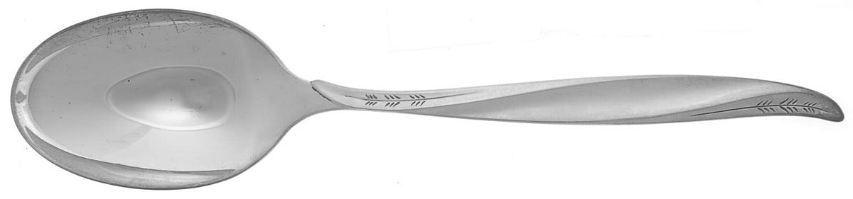 Pine Spray (Sterling, 1957) Dessert/Oval Soup Spoon by International Silver-1