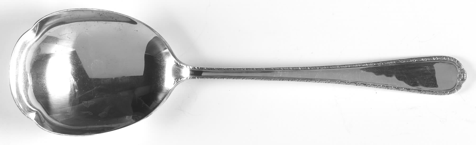 Pine Tree (Sterling, 1927) Small Solid Berry/Casserole Spoon by International Silver-1