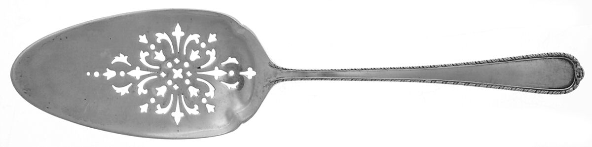 Pine Tree (Sterling, 1927) Solid Pierced Pie Server by International Silver-1