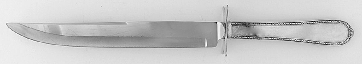 Pine Tree (Sterling, 1927) Large Stainless Blade Roast Carving Knife by International Silver-1
