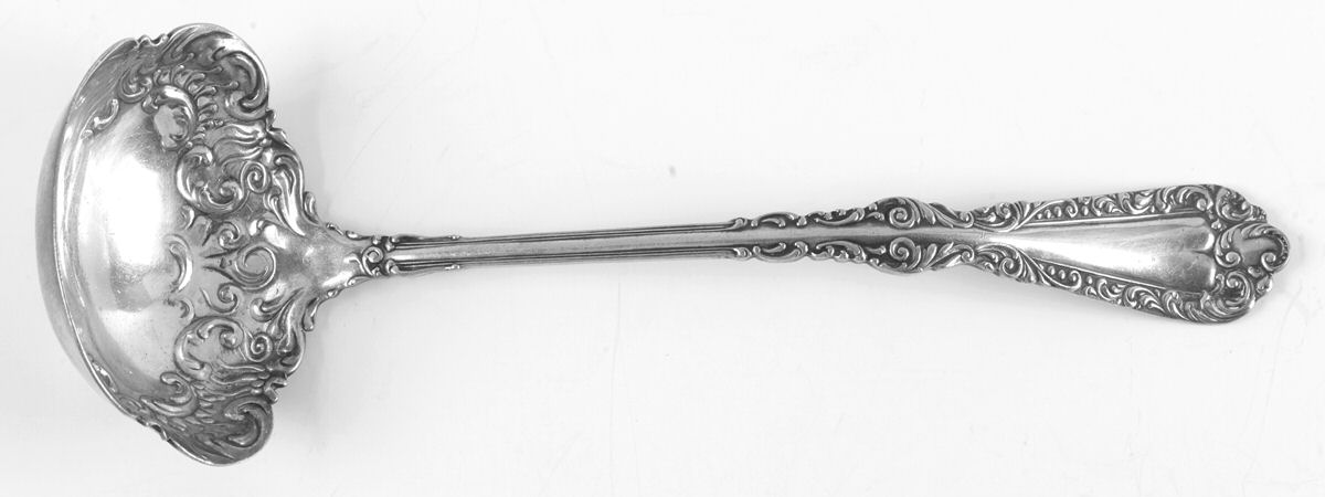 Plymouth (Silverplate, 1897) Solid Soup Ladle by International Silver-1