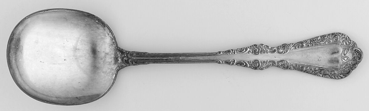 Plymouth (Silverplate, 1897) Round Bowl Soup Spoon (Gumbo) by International Silver-1