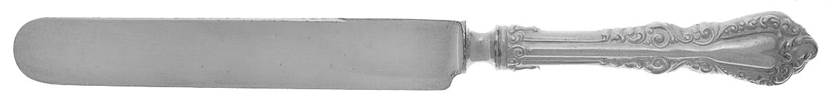 Plymouth (Silverplate, 1897) Old French Hollow Knife with Bolster by International Silver-1