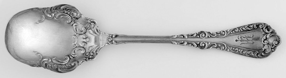 Plymouth (Silverplate, 1897) Monogram Sugar Spoon by International Silver-1