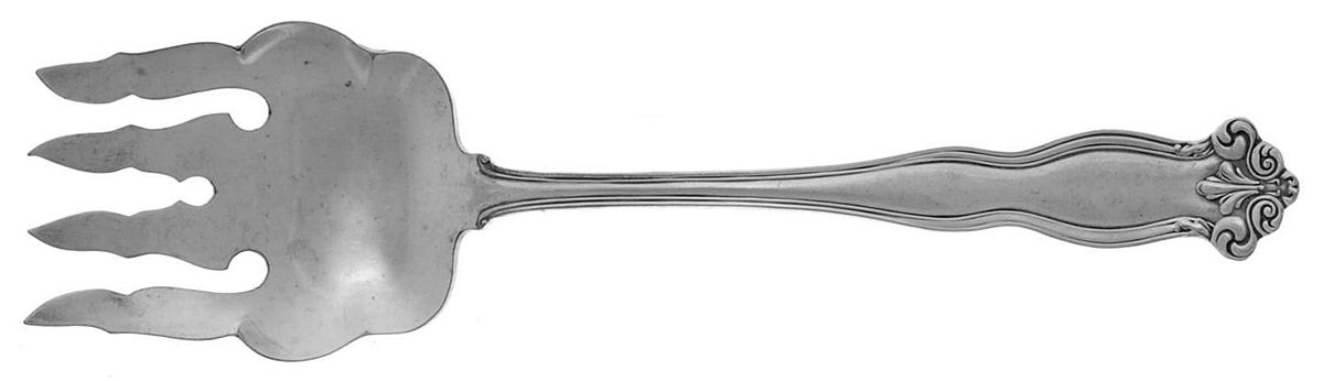 Ponce De Leon (Silverplate, 1910) Solid Serving Fork by International Silver-1