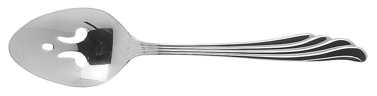 Polara (Stainless) Pierced Tablespoon (Serving Spoon) by International Silver-1
