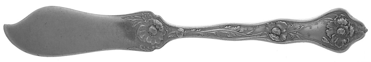 Poppy II (Silverplate, 1914) Flat Handle Butter Spreader by International Silver-1