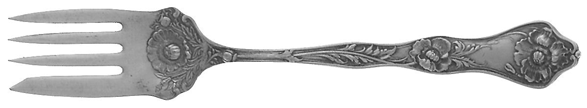 Poppy II (Silverplate, 1914) Individual Salad Fork by International Silver-1
