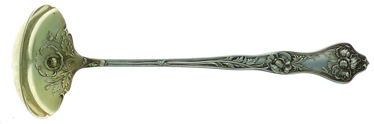 Poppy II (Silverplate, 1914) Solid Piece Cream Ladle by International Silver-1