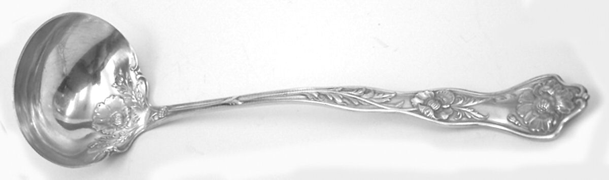 Poppy II (Silverplate, 1914) Solid Soup Ladle by International Silver-1