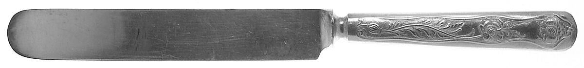 Poppy II (Silverplate, 1914) Blunt Solid Knife by International Silver-1