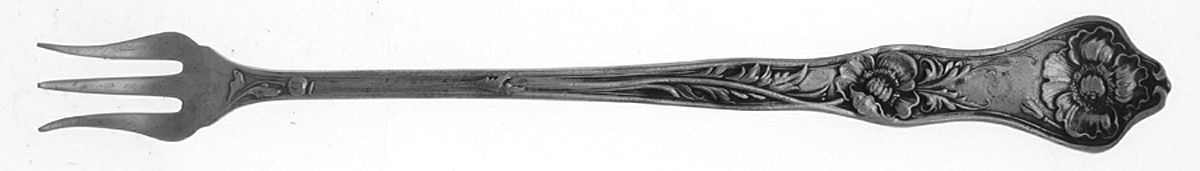 Poppy II (Silverplate, 1914) Cocktail/Seafood Fork by International Silver-1