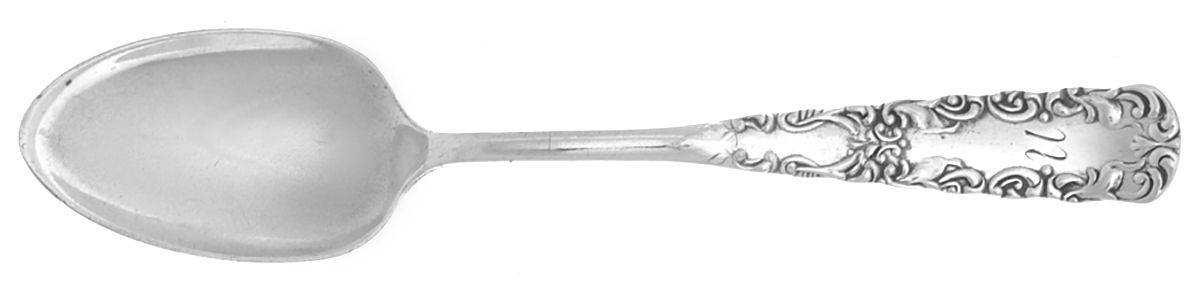 Portland (Silverplate, 1891) Monogram Demitasse Spoon by International Silver-1