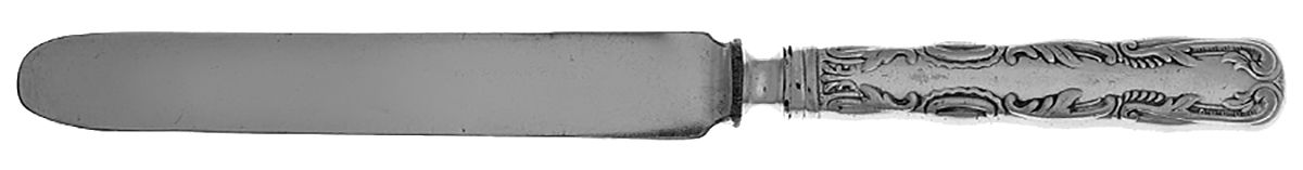 Portland (Silverplate, 1891) Solid Indent Breakfast Knife by International Silver-1