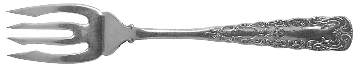 Portland (Silverplate, 1891) Individual Solid Fish Fork by International Silver-1