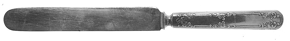 Portland (Silverplate, 1891) Blunt Solid Knife by International Silver-1
