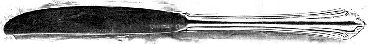 Princess Anne (Gold Electroplate) Modern Hollow Knife by International Silver-1