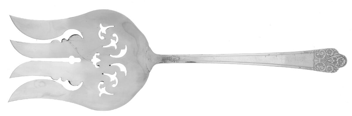 Precious (Silverplate, 1941) Fish Serving Fork Silverplate Large HC by International Silver-1
