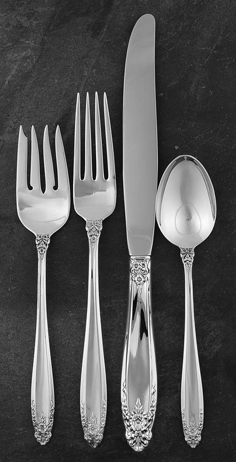 Prelude (Sterling, 1939, No Monograms) 4 Piece Place Size Setting by International Silver-1