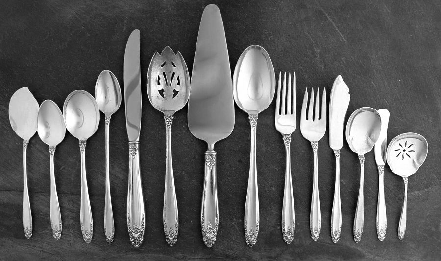 Prelude (Sterling, 1939, No Monograms) 63 Piece Set by International Silver-1