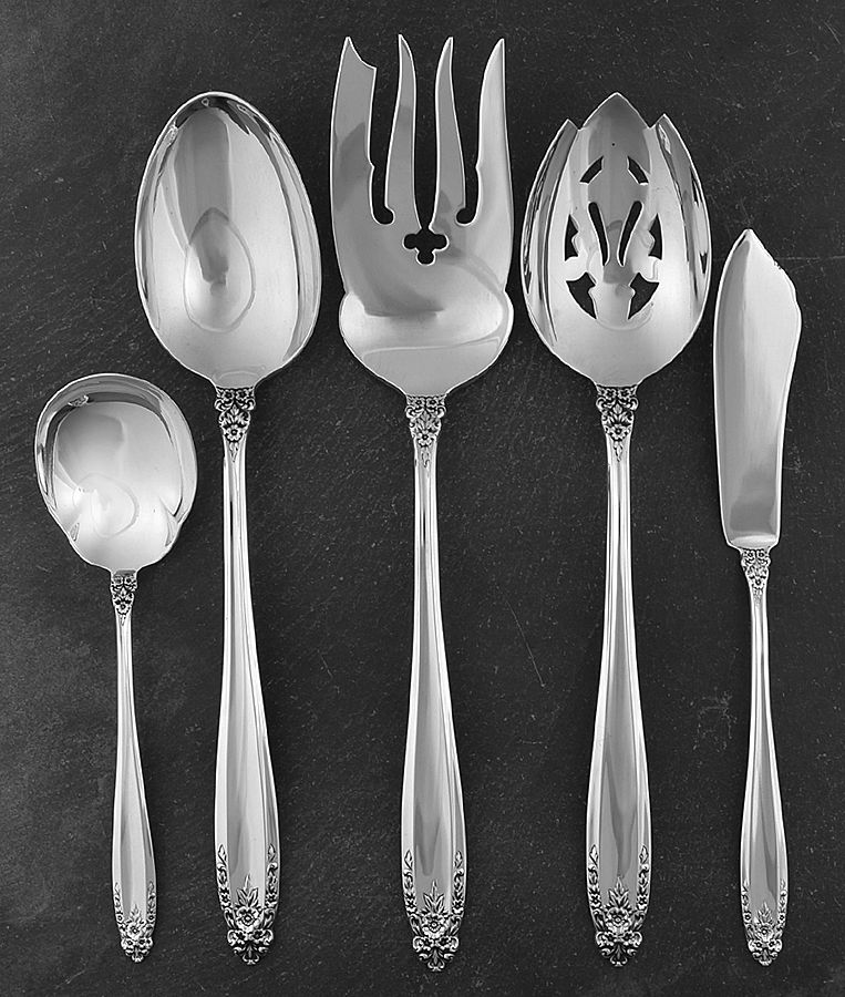 Prelude (Sterling, 1939, No Monograms) 5 Piece Hostess Set by International Silver-1