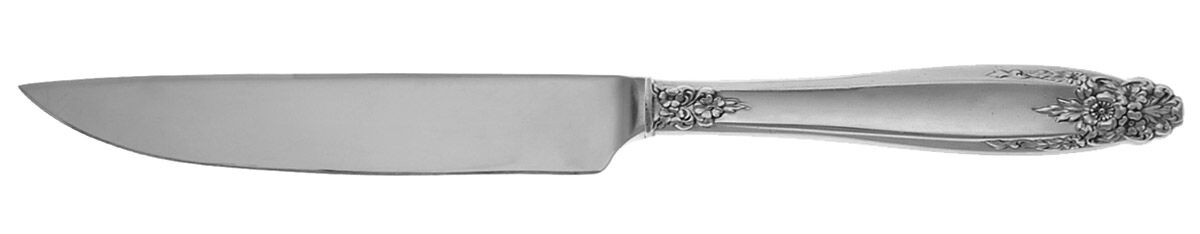 Prelude (Sterling, 1939, No Monograms) Steak Knife Individual Hollow, No Serrate HC by International Silver-1