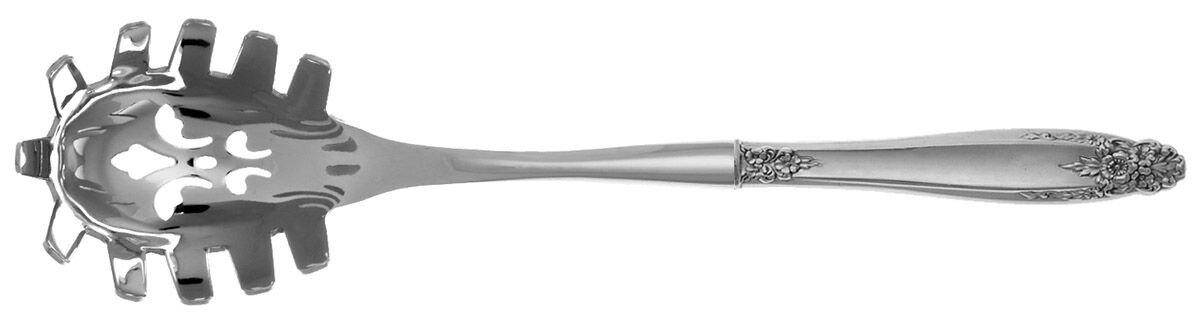 Prelude (Sterling, 1939, No Monograms) Pasta Server with Stainless Bowl HC by International Silver-1