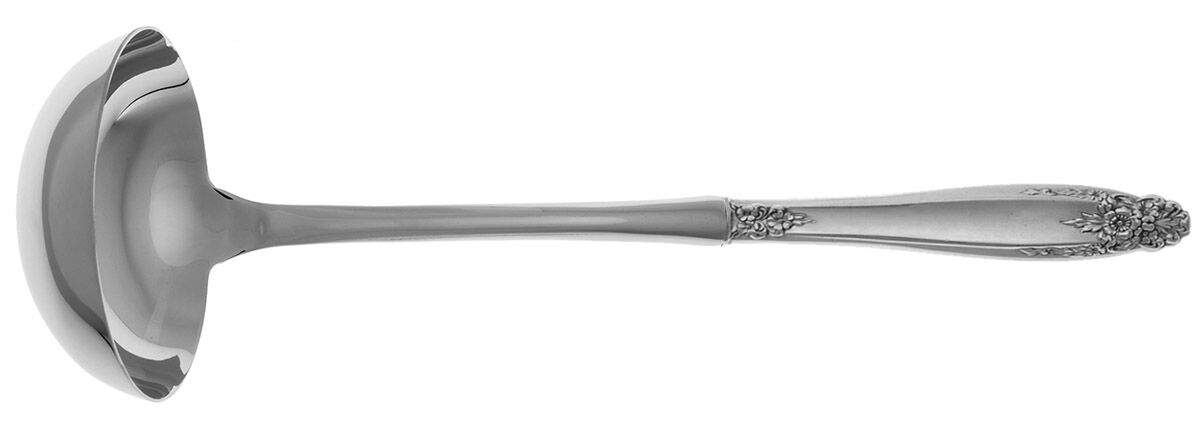 Prelude (Sterling, 1939, No Monograms) Soup Ladle with Stainless Bowl HC by International Silver-1