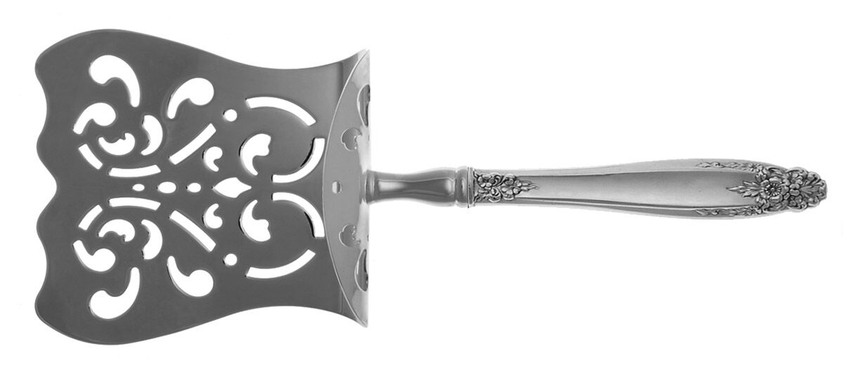 Prelude (Sterling, 1939, No Monograms) Asparagus Server with Silverplate Hood HC by International Silver-1