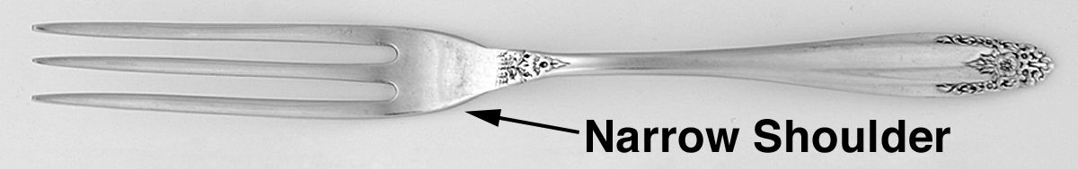 Prelude (Sterling, 1939, No Monograms) Strawberry Fork by International Silver-1