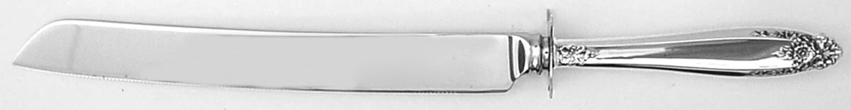 Prelude (Sterling, 1939, No Monograms) Cake Knife with Stainless Blade by International Silver-1