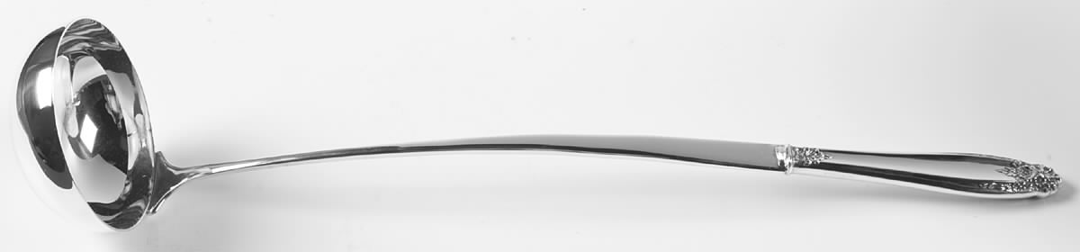 Prelude (Sterling, 1939, No Monograms) Hollow Handle Soup Ladle with Solid Bowl by International Silver-1
