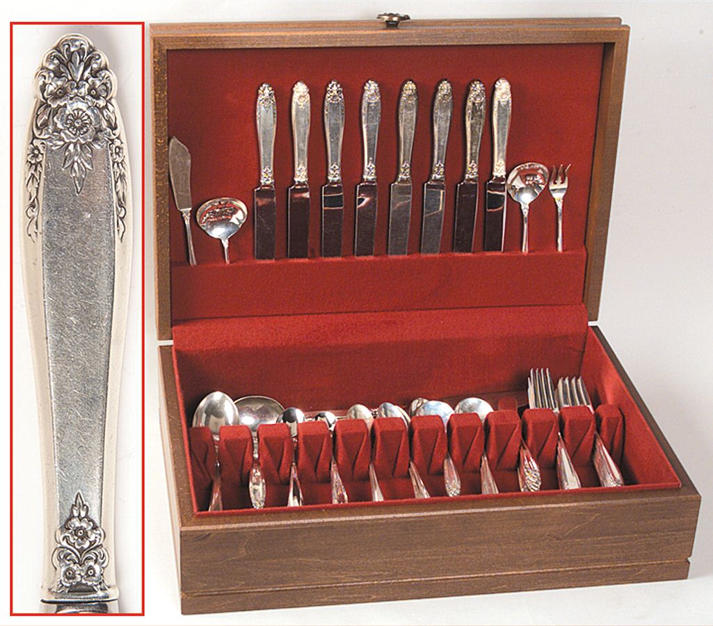 Prelude (Sterling, 1939, No Monograms) 64 Piece Set by International Silver-1
