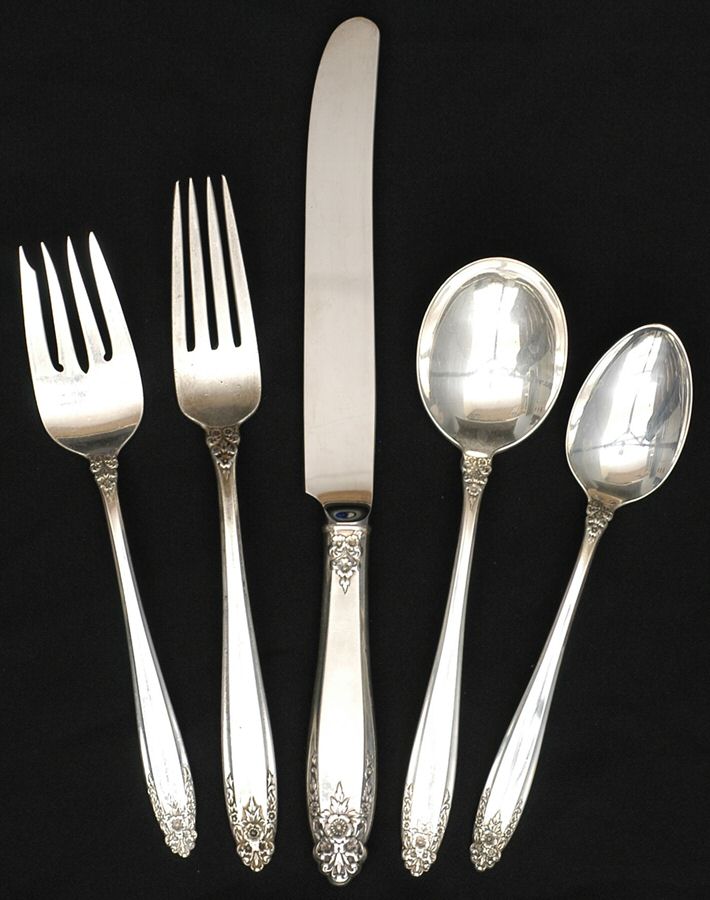 Prelude (Sterling, 1939, No Monograms) 5 Piece Place Size Setting by International Silver-1