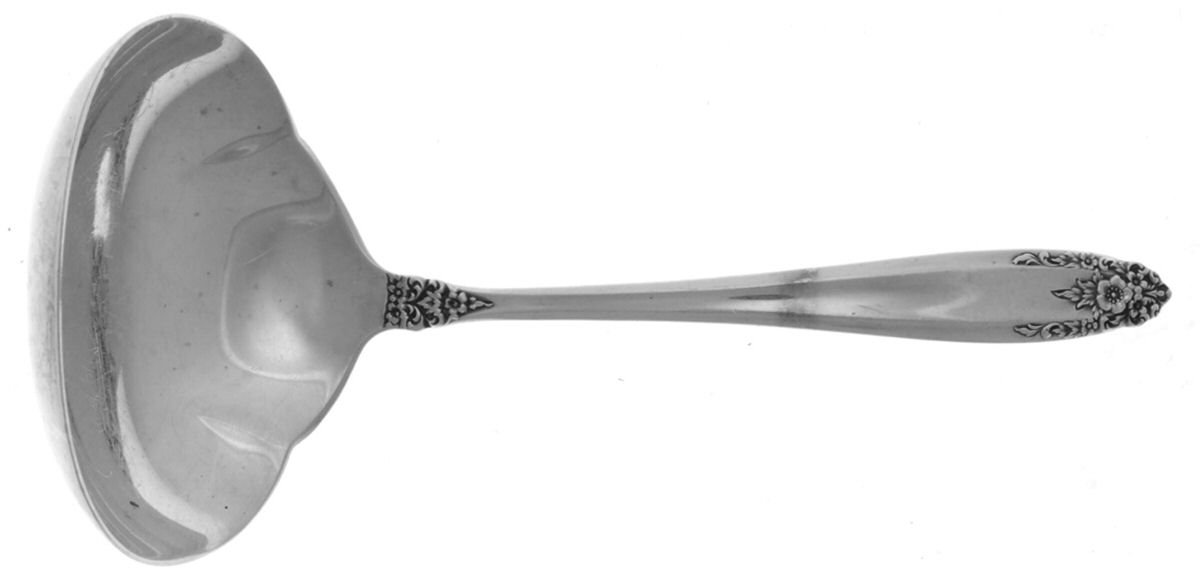 Prelude (Sterling, 1939, No Monograms) Ladle-Cream/Solid Piece-Small by International Silver-1