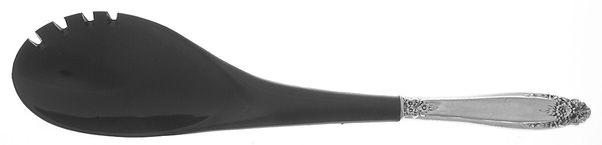 Prelude (Sterling, 1939, No Monograms) Salad Serving Fork with Plastic Prongs by International Silver-1