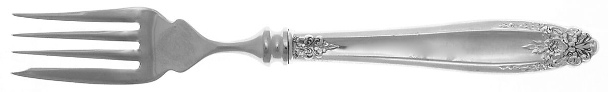 Prelude (Sterling, 1939, No Monograms) Individual Hollow Fish Fork, Stainless Tines by International Silver-1